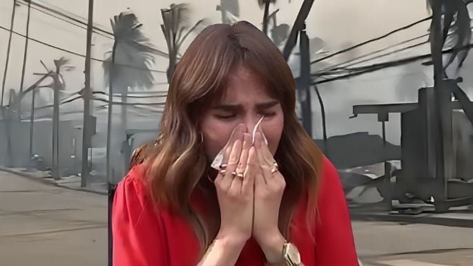 Karla Souza rompe en llanto en entrevista por perder su casa en incendios en California (VIDEO)