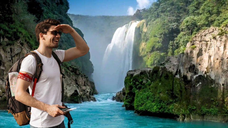 Esta es la cascada más bonita e impresionante de México con aguas color turquesa que se encuentra en el corazón de la Sierra Potosina.