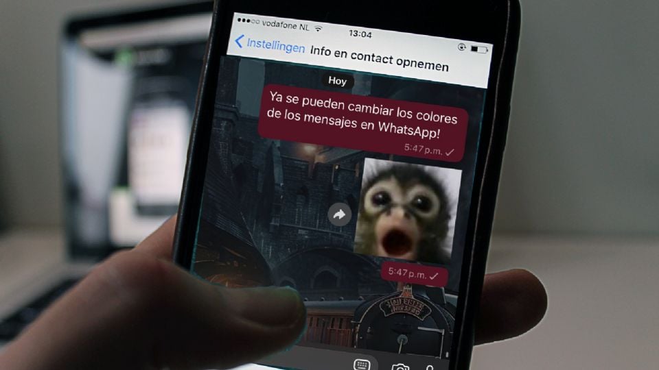Así puedes cambiar el color de los mensajes en WhatsApp.