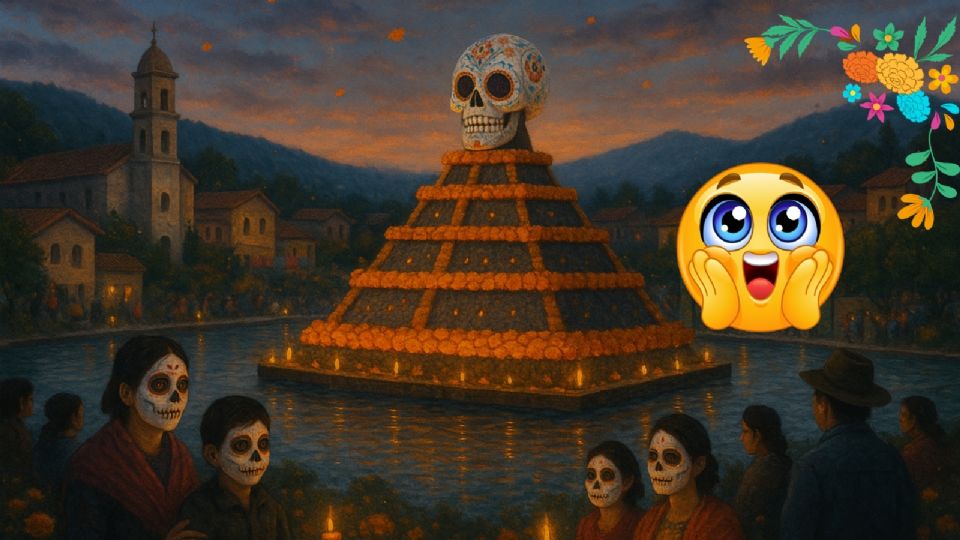 Pueblo Mágico de puebla con grandes actividades en día de muertos.