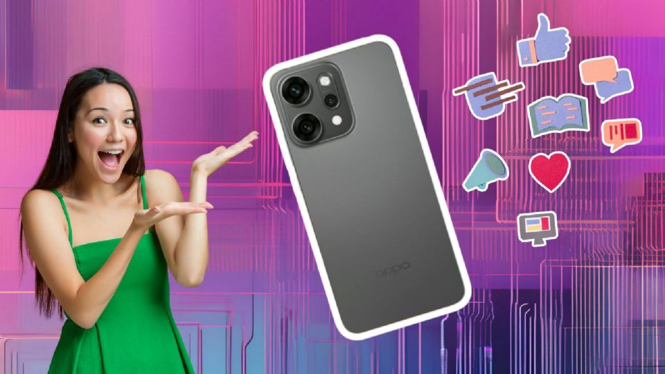 El smartphone OPPO Reno14 está creado para quienes desean un equipo con batería de larga duración y con diseño elegante.