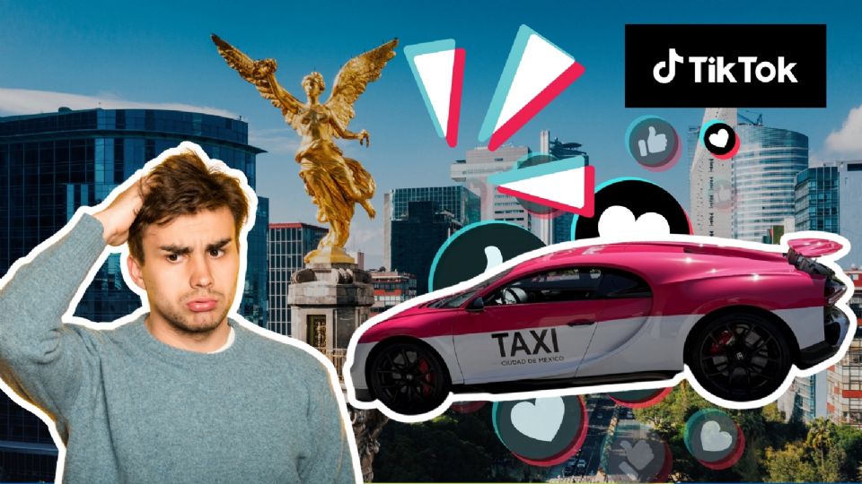 TAXI bugatti de la CDMX se vuelve viral en TikTok