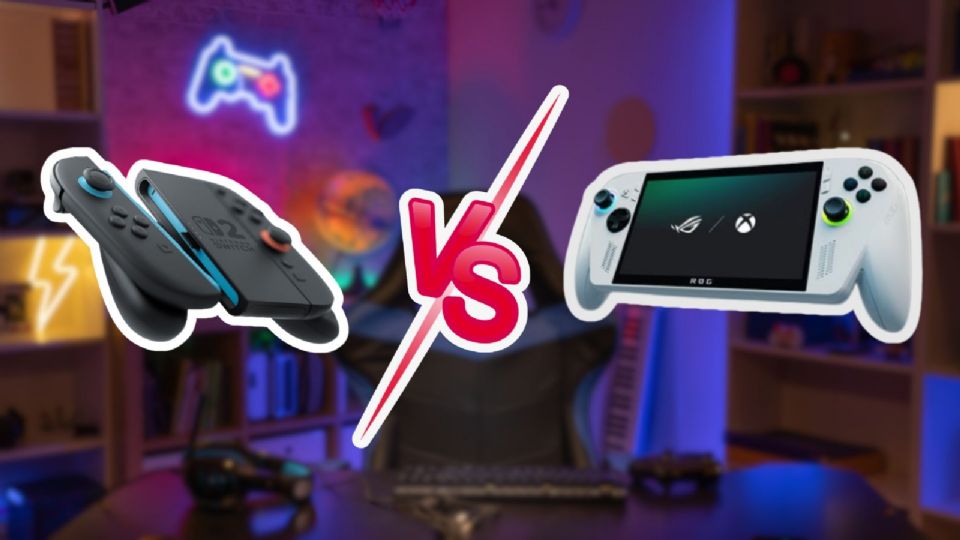 Rog Xbox Ally VS Nintendo Switch 2 son las consolas portátiles que gobiernan el mundo del gaming en 2025.