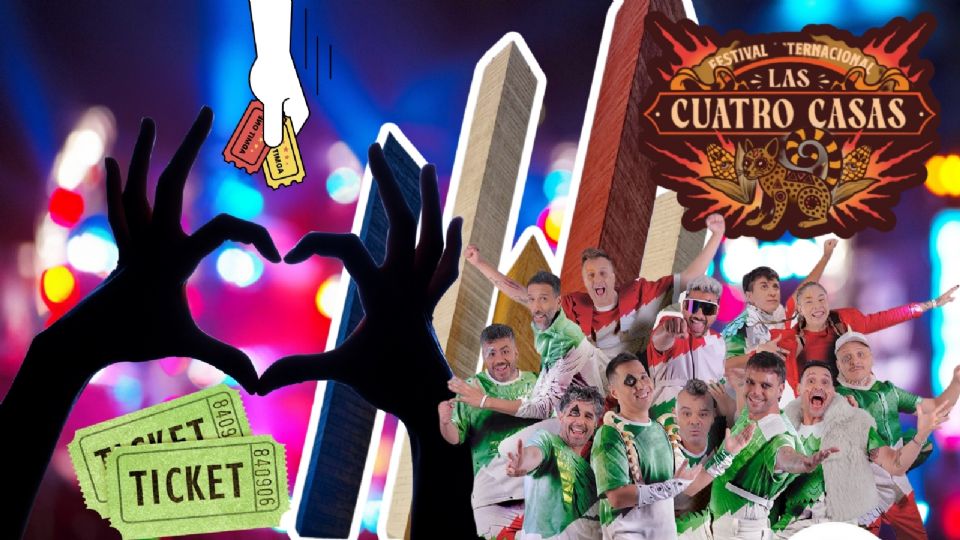Festival Internacional Las Cuatro Casas 2025, registro oficial de boletos para ver a los Caligaris GRATIS.