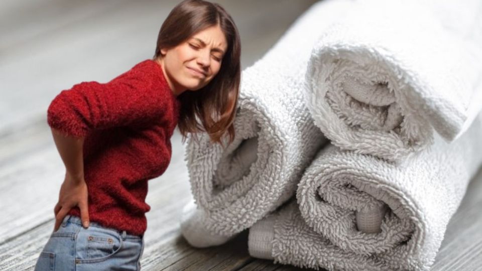 Transformar una toalla en tu mejor aliada para calmar el dolor de espalda crónico.