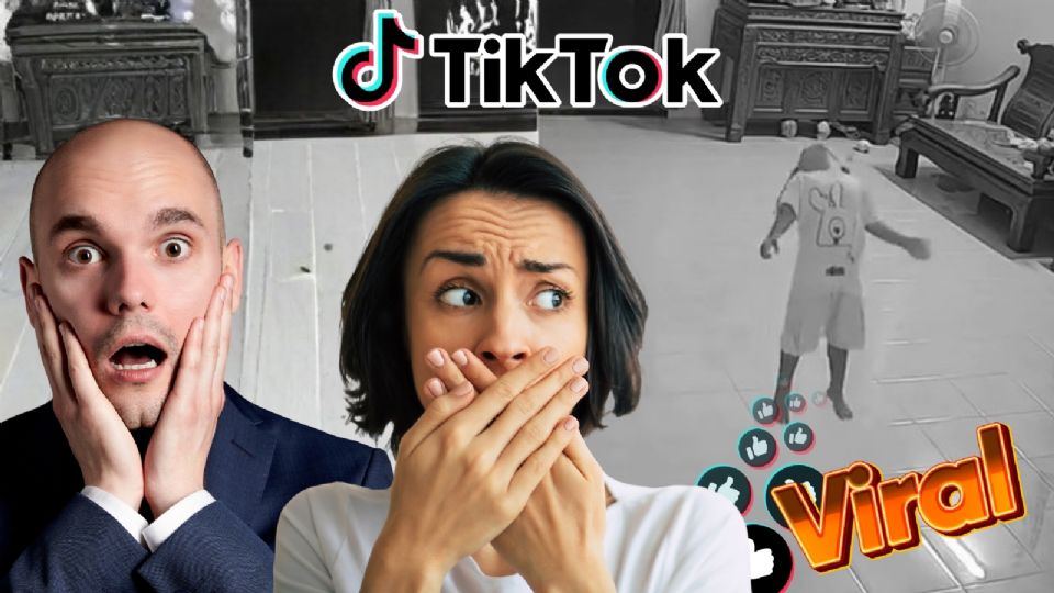 video viral de TikTok de niño siendo elevado.