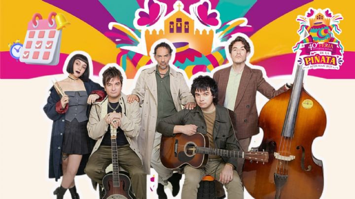 Los Bunkers GRATIS en Acolman, celebrando la Feria de la Piñata 2025 ¿Cuándo es su concierto?