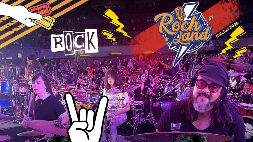 RockLand México 2025, todo lo que debes saber del mega concierto de Rock con más de mil músicos en vivo.