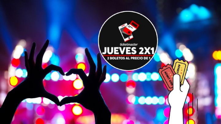 Jueves 2x1 de Ticketmaster hoy 20 de noviembre: Lista de conciertos con boletos gratis en México