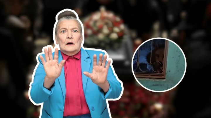 Captan a abuelitas siendo atacadas por un supuesto demonio en velorio: VIDEO	