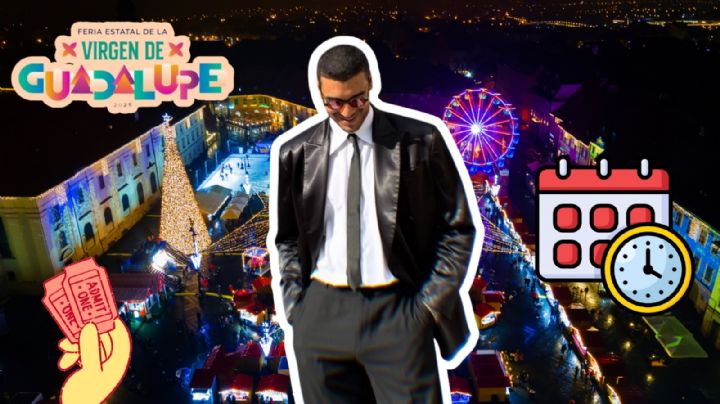Manuel Medrano GRATIS en La Feria Estatal de la Virgen de Guadalupe 2025, boletos, horario y más