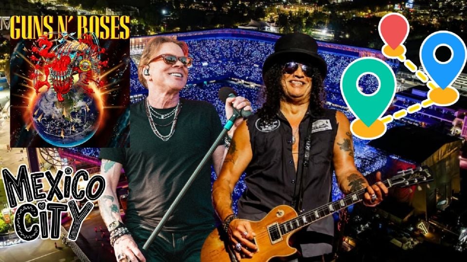 Guns N Roses México 2025, todo lo que debes saber del concierto de este fin de semana en la CDMX.