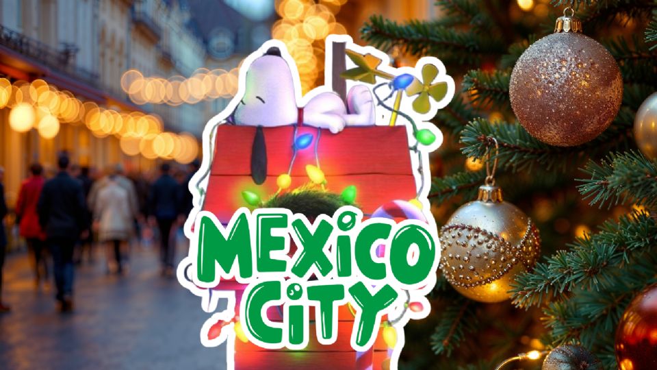 Cuándo, dónde y a qué hora será el encendido del árbol de Navidad Snoopy en CDMX.
