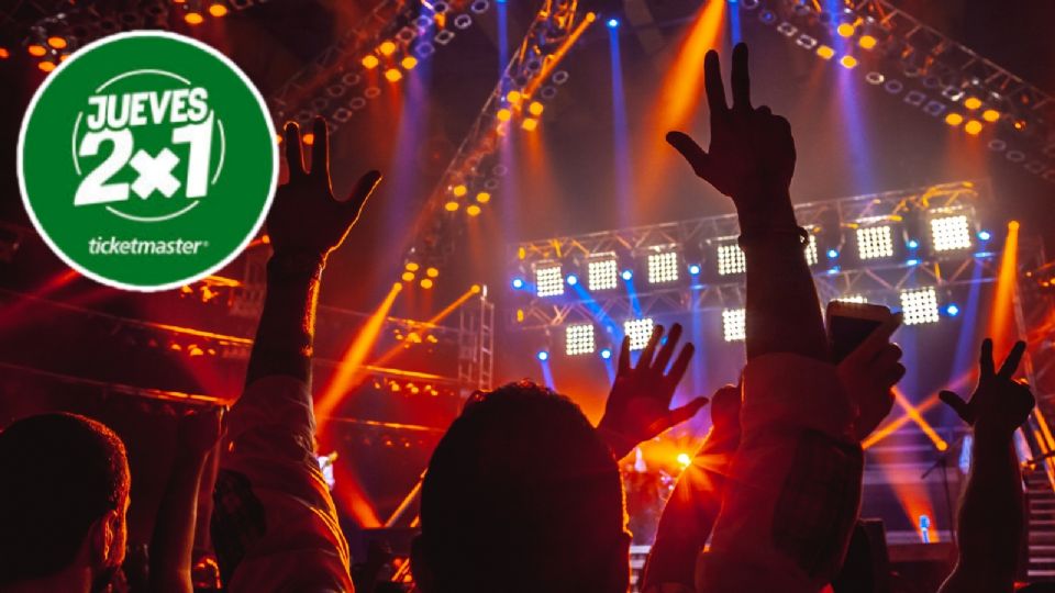 Jueves de 2x1 Ticketmaster, eventos disponibles hoy 6 de noviembre de 2025.