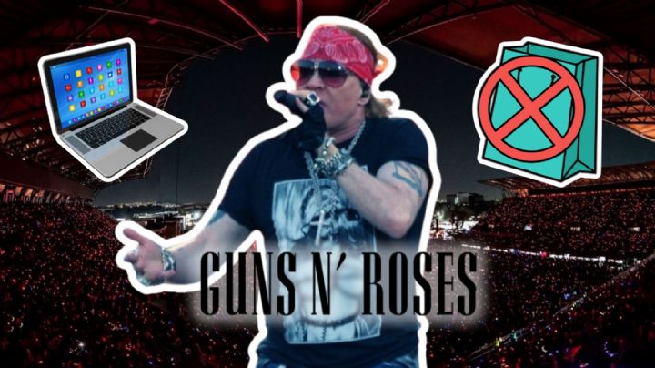 Guns N' Roses México 2025: Lista de objetos no permitidos en el Estadio GNP Seguros