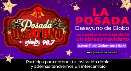 POSADA DESAYUNO DE GLOBO 98.7