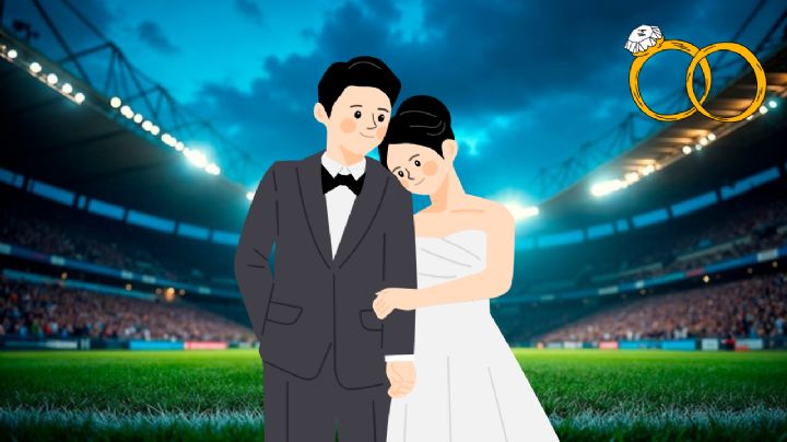 Pareja de recién casados se va a festejar su boda en medio del Toluca vs Monterrey (VIDEO)