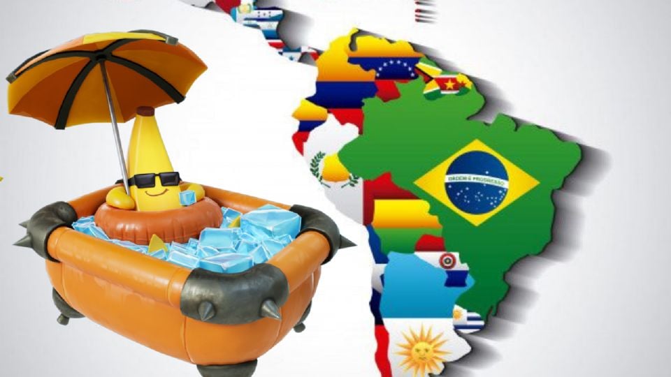 Países de Latinoamérica que tendrán mejor ping con los servidores de Fortnite en México.