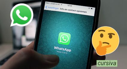 ¿Cómo activar la letra cursiva en WhatsApp?