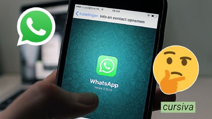 ¿Cómo activar la letra cursiva en WhatsApp?