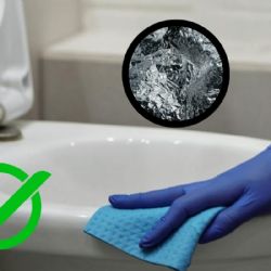 ¿Cómo eliminar el sarro del inodoro con papel aluminio?