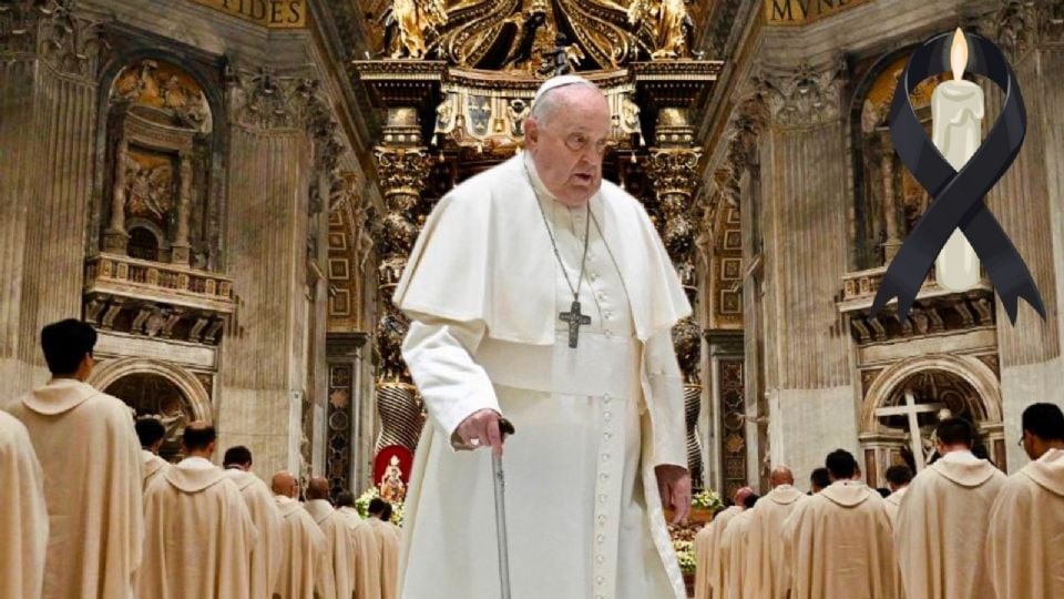 Qué significa el catafalco papal?