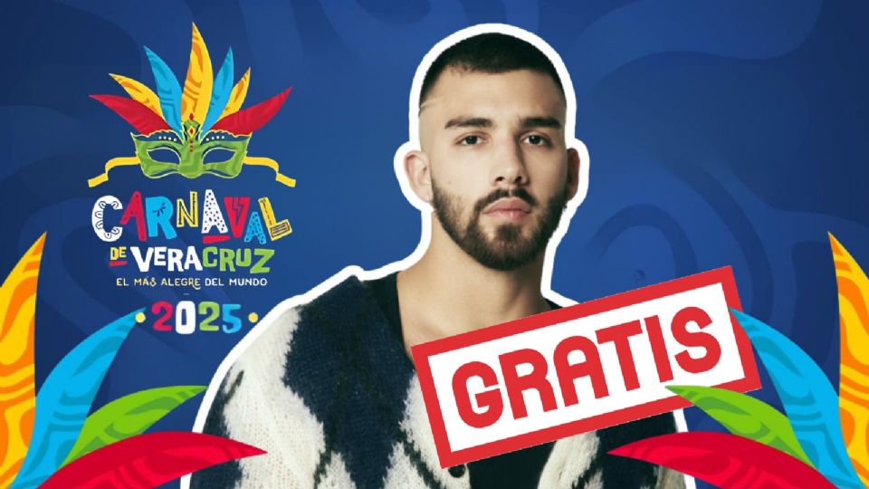 Carnaval de Veracruz 2025: Manuel Turizo dará concierto GRATIS.