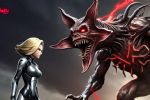 Foto ilustrativa de la nota titulada: Así luciría la fusión de Androide 18 y el demogorgon, de Stranger Things, según la IA