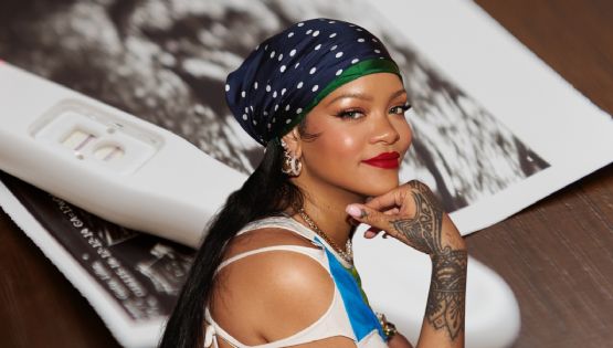 Rihanna revela su tercer embarazo en la Met Gala 2025