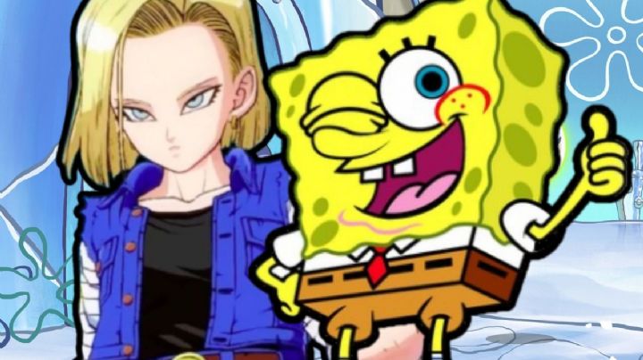 Así luciría la fusión de Androide 18 y Bob esponja, según la inteligencia artificial