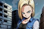 Foto ilustrativa de la nota titulada: ¿Cuánto mediría Androide 18 de Dragon Ball Z en la vida real, según la IA?