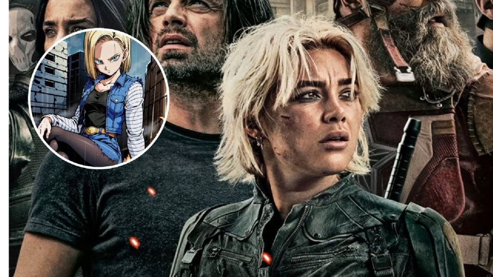 Fusión de 'Androide 18' de Dragon Ball Z y 'Yelena' de los 'Thunderbolts'.