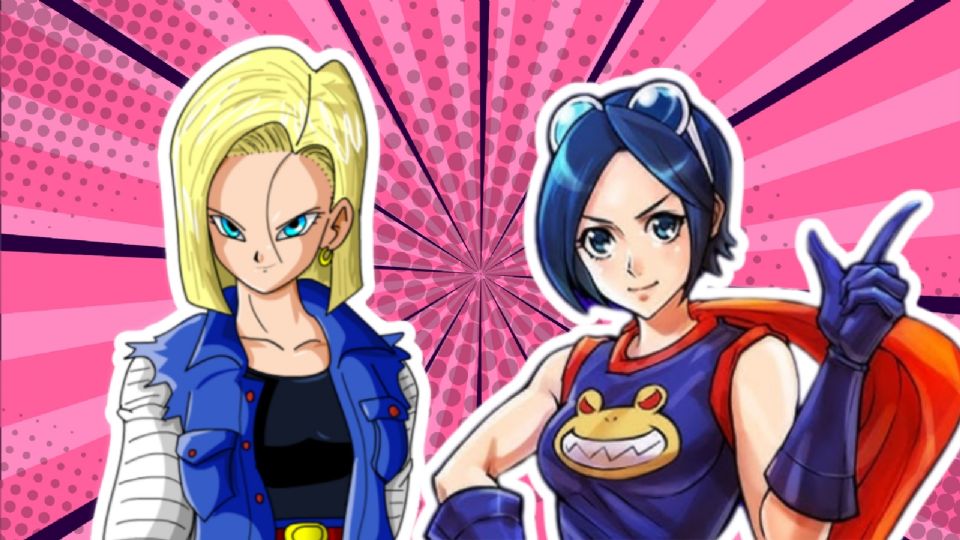 Fusión de Androide 18 de Dragón Ball Z y May Lee KOF.