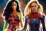 Foto ilustrativa de la nota titulada: Mujer Maravilla VS. Capitana Marvel ¿Quién tiene más poder según la Inteligencia Artificial?