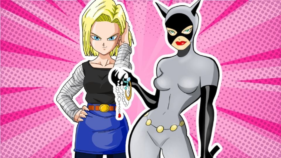 Fusión de Gatúbela y Androide 18 de Dragon Ball Z