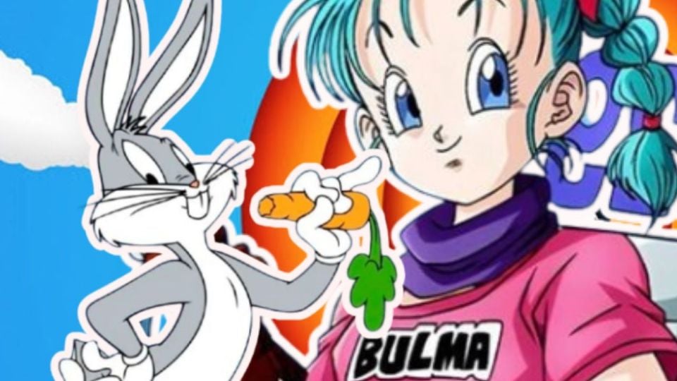 Así luciría la fusión entre Bulma y Bugs Bunny, según la inteligencia artificial.