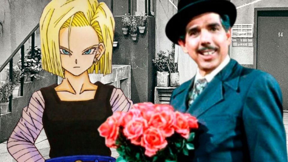 El hijo de Androide 18 y el Profesor Jirafales según la inteligencia artificial.