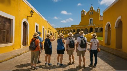 El Pueblo Mágico de Yucatán que es amarillo, tiene ruinas mayas y es considerado un convento colonial