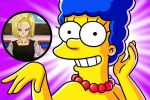 Foto ilustrativa de la nota titulada: Así luciría la fusión de Androide 18 y Marge Simpson, según la inteligencia artificial