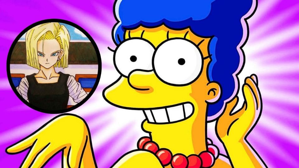 El resultado de unir a Androide 18 con Marge Simpson, desafía los límites de la creatividad.