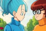 Foto ilustrativa de la nota titulada: Así luce la fusión de Bulma de Dragon Ball y Vilma de Scooby-Doo, según la inteligencia artificial