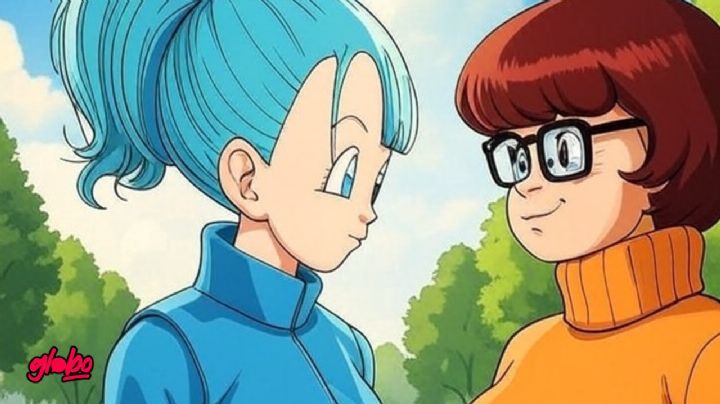 Así luce la fusión de Bulma de Dragon Ball y Vilma de Scooby-Doo, según la inteligencia artificial