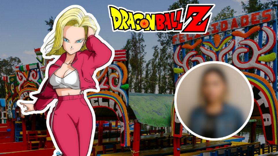 Androide 18 si fuera una joven latina.