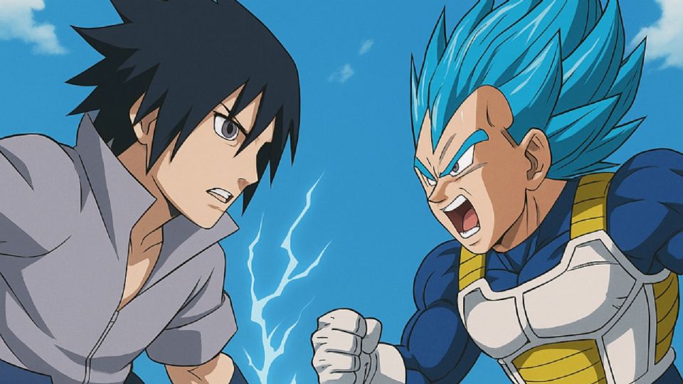 Sasuke de Naruto VS. Vegeta de Dragon Ball.