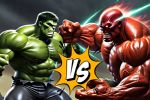 Foto ilustrativa de la nota titulada: Hulk vs. Red Hulk del Universo Marvel: ¿Quién es el más fuerte? La IA tiene la respuesta definitiva