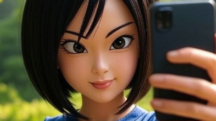 Así luciría Maron, de Dragon Ball Z, en la vida real, según la inteligencia artificial