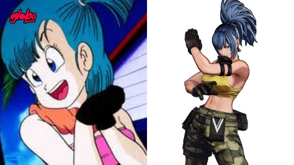 La inteligencia artificial permite fusionar a tus personajes favoritos, en este caso Bulma y Leona de KOF.