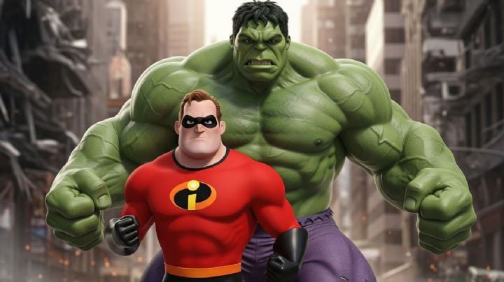 Mister Increíble vs. el increíble Hulk: ¿Quién tiene más poder, según la Inteligencia Artificial?