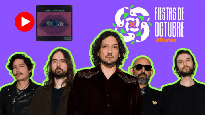 Zoé estrena ‘Campo de Fuerza’ y CONFIRMA concierto en Fiestas de Octubre 2025 | Fecha y boletos