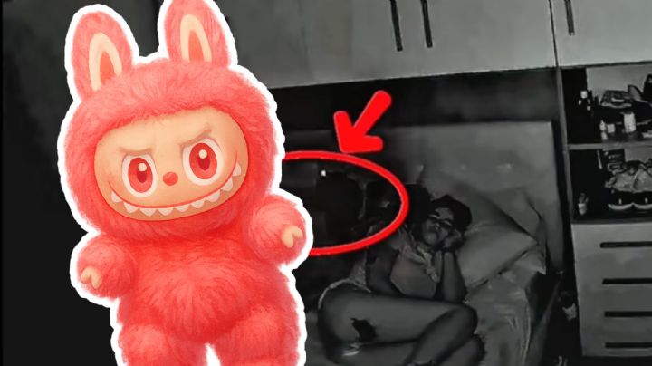 Queda grabado en VIDEO el "ataque" de un Labubu a un niño mientras duerme